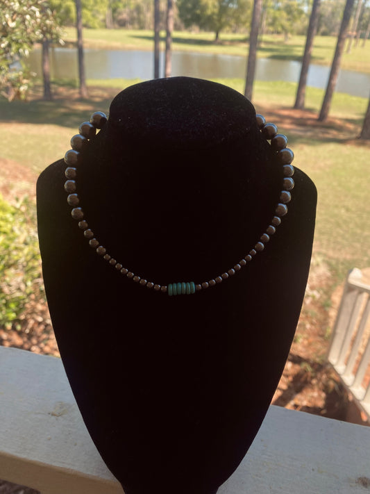 Faux Navajo Turquoise Necklace