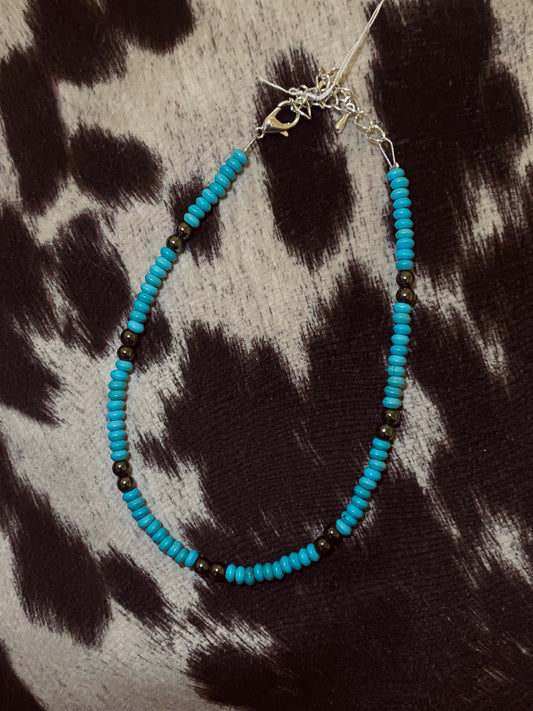 Extra Turquoise Anklet